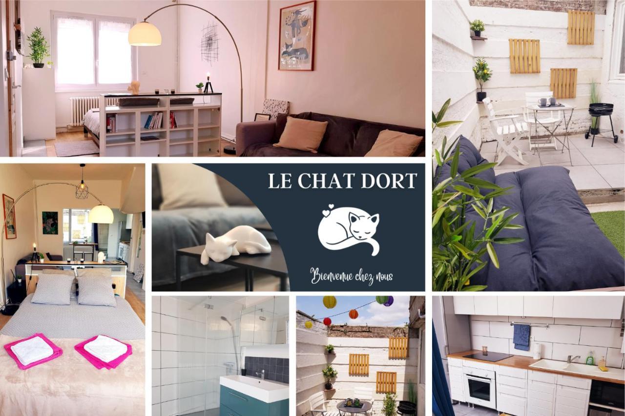 Le Chat D'Or - 35M2 - Terrasse - Bbq - Wifi Hd Amiens Dış mekan fotoğraf